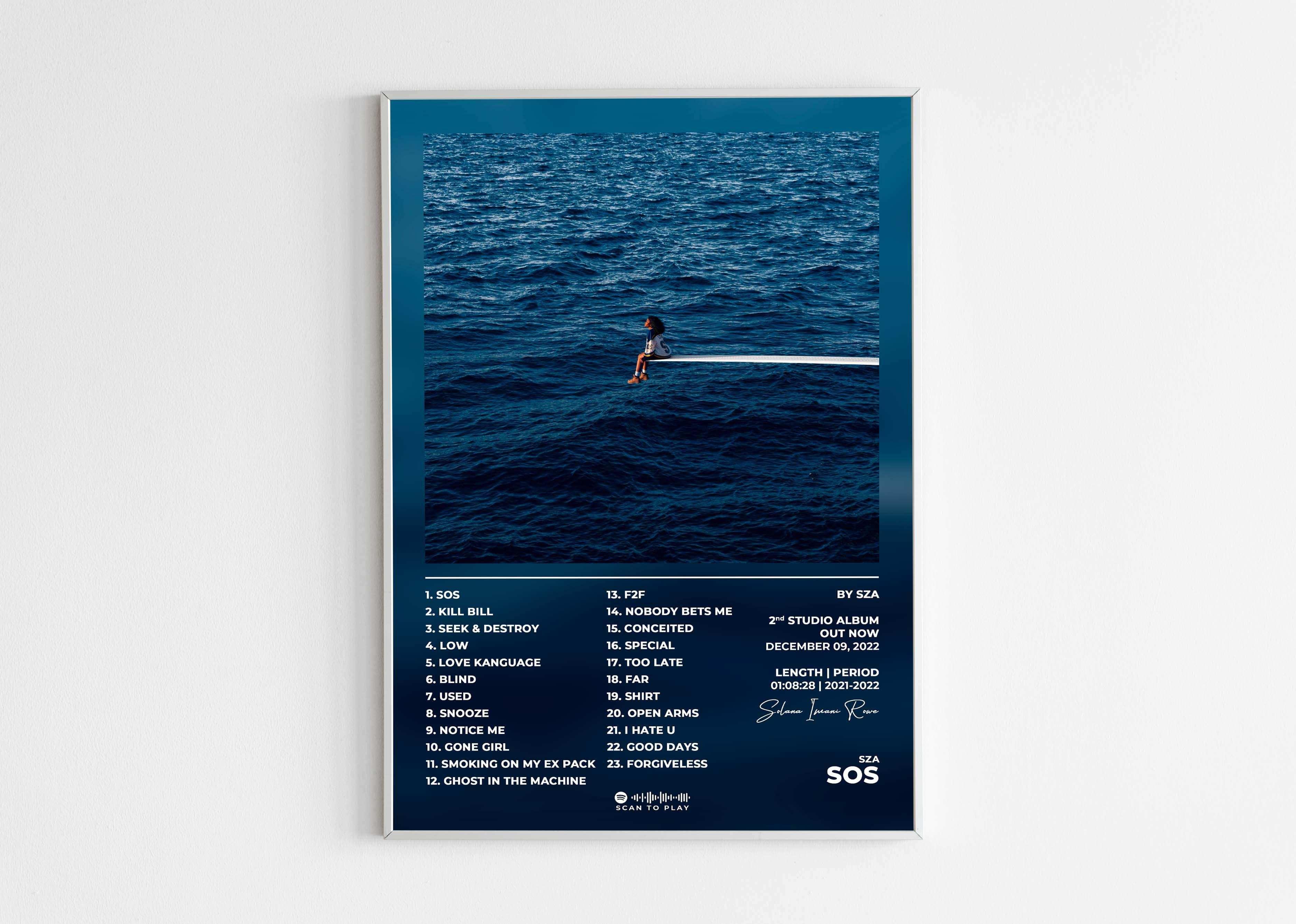 SOS SZA Poster - Backyard