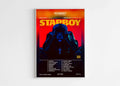Poster Starboy The Weeknd - Backyard