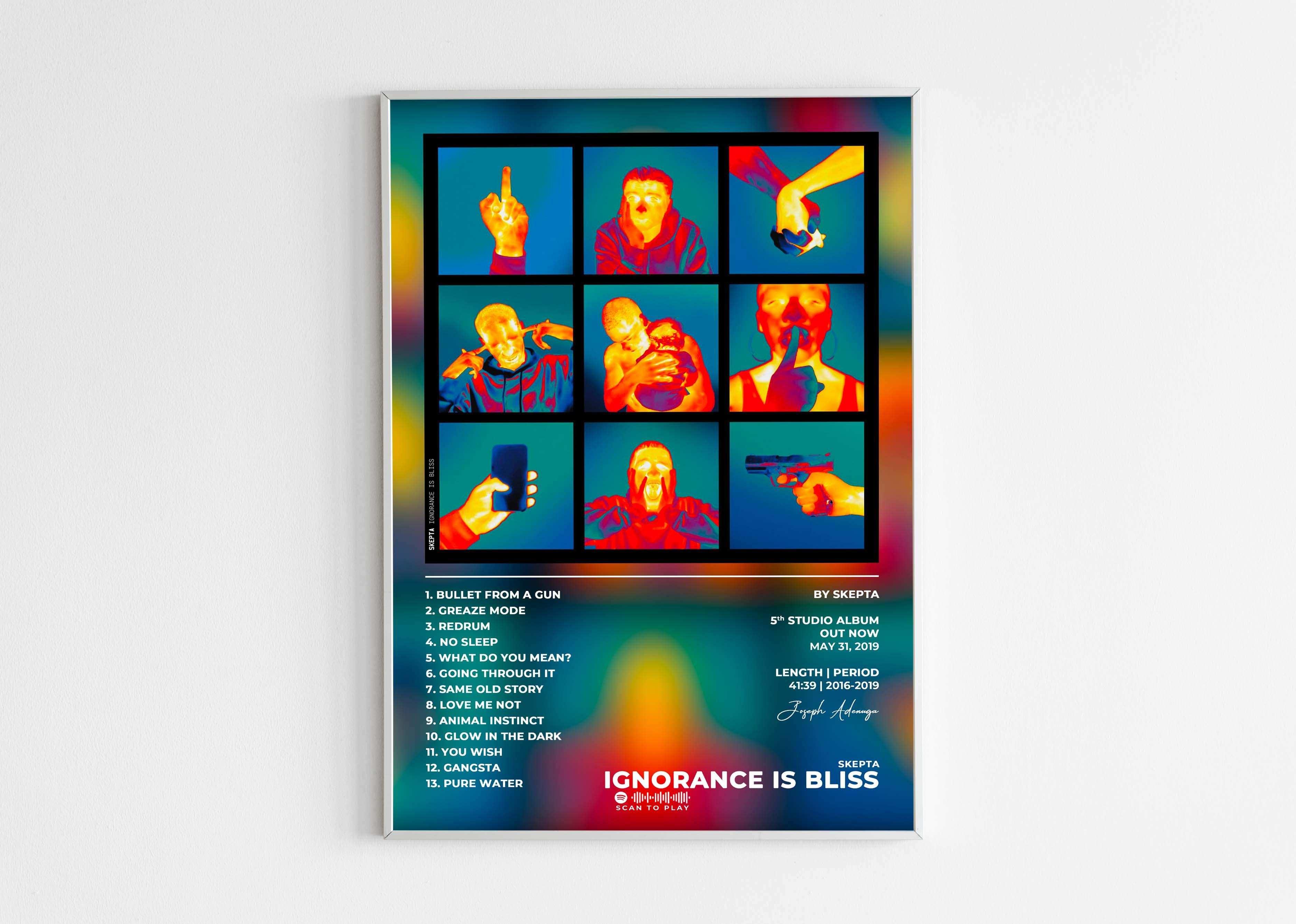 Ignorance Is Bliss Skepta Poster - Backyard