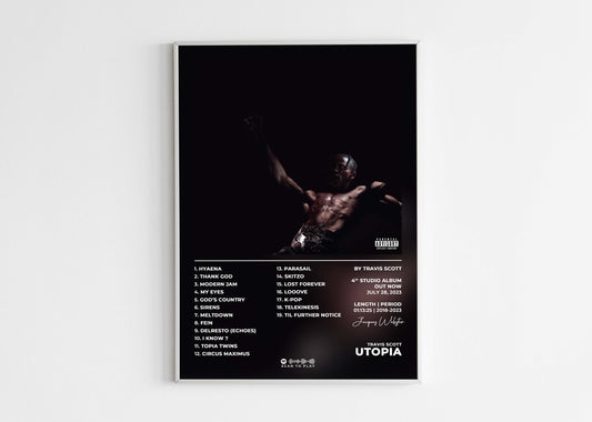 Utopia Travis Scott Poster Backyard