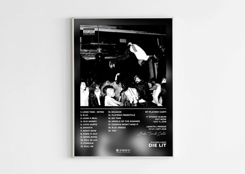 Die Lit Playboi Carti Poster - Backyard