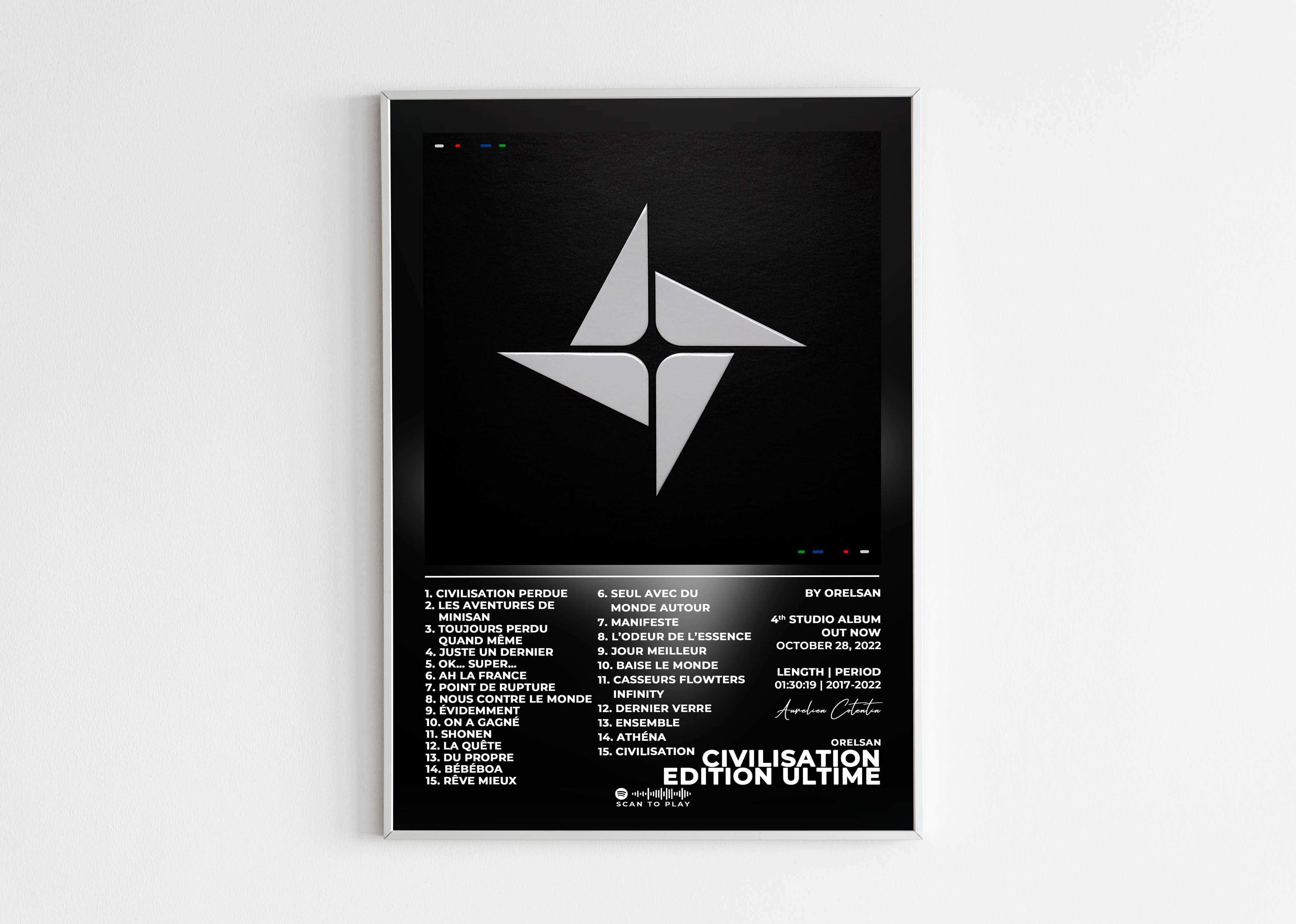 Civilisation Ultime Orelsan Poster - Backyard