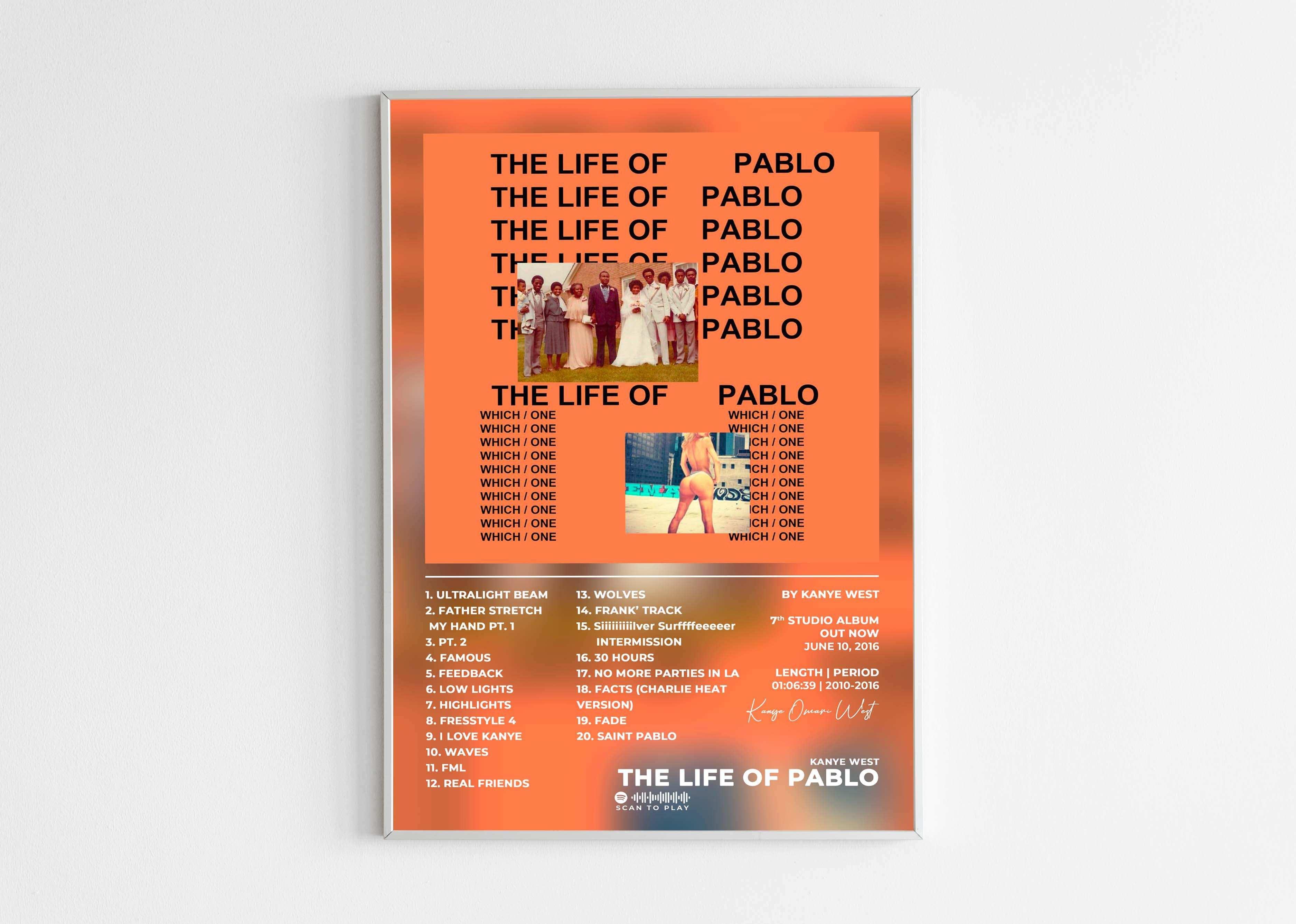 The Life Of Pablo Kanye West Poster - Backyard