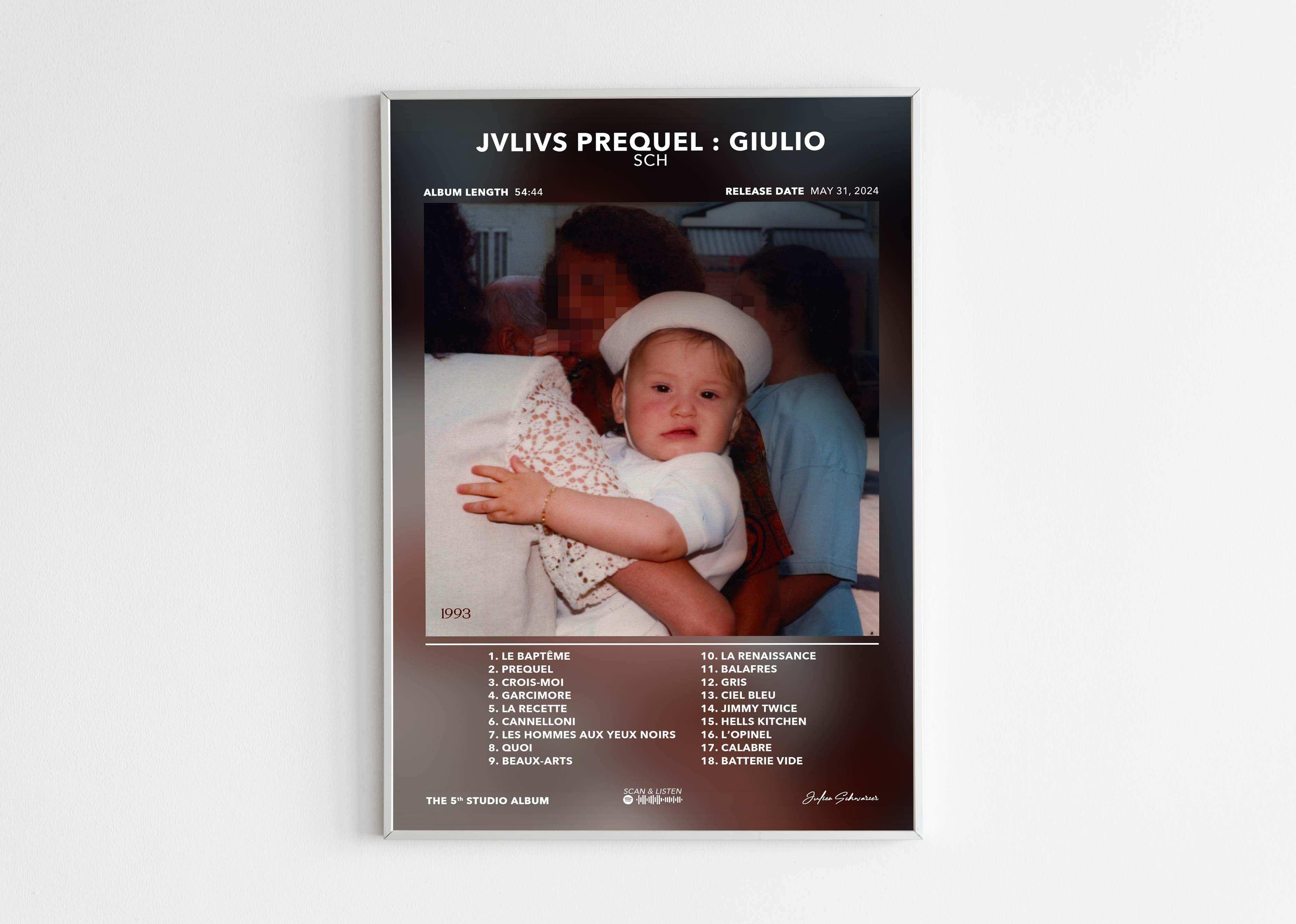 Poster JVLIVS Prequel : Giulio SCH - Backyard