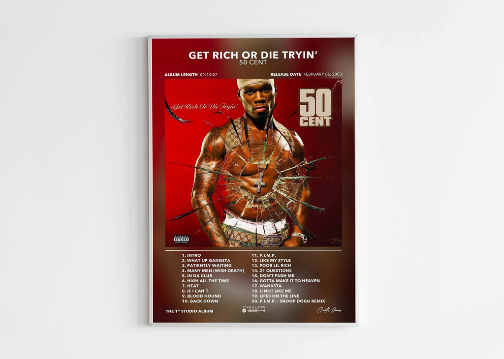 Poster Get Rich Or Die Tryin' 50 Cent - Backyard