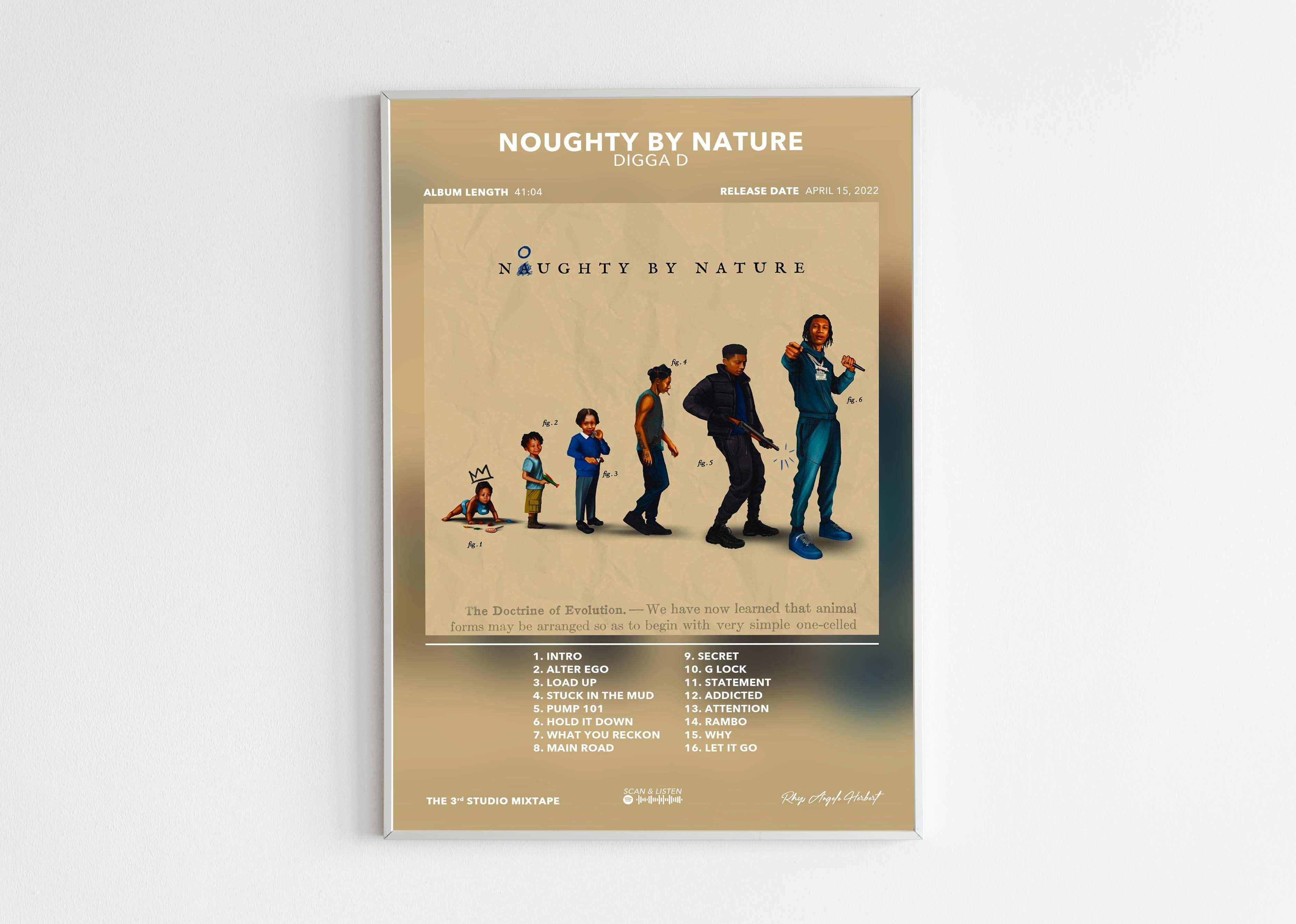 Poster Noughty By Nature Digga D - Backyard