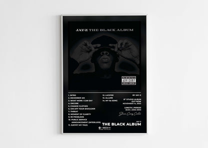 The Black Album Jay-Z Poster Backyard