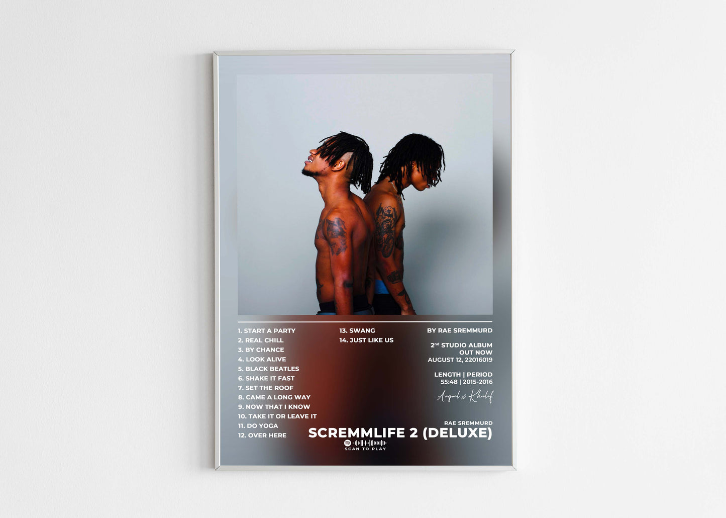 Scremmlife 2 Rae Sremmurd Poster Backyard