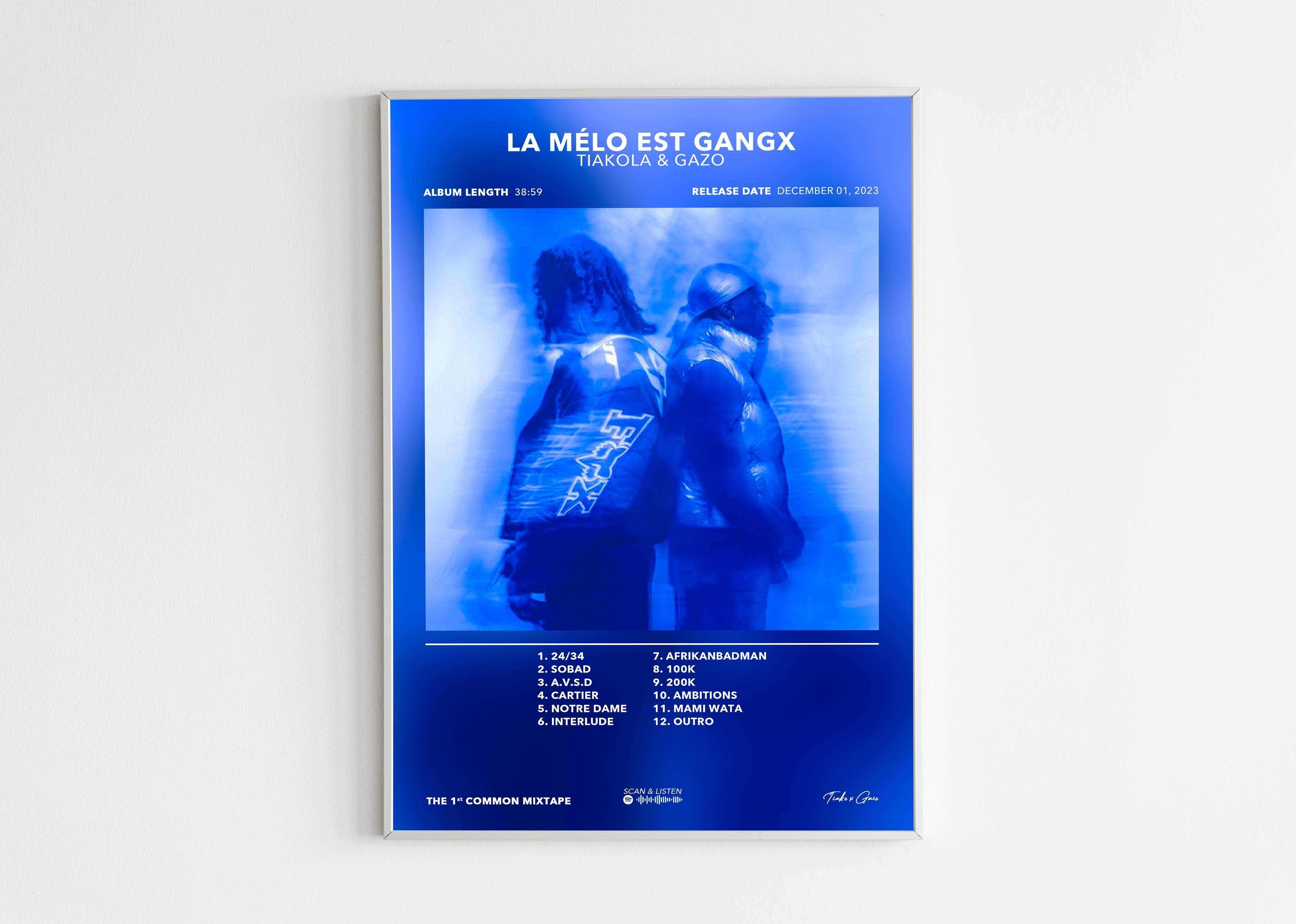 Poster La Mélo Est Gangx Tiakola & Gazo - Backyard