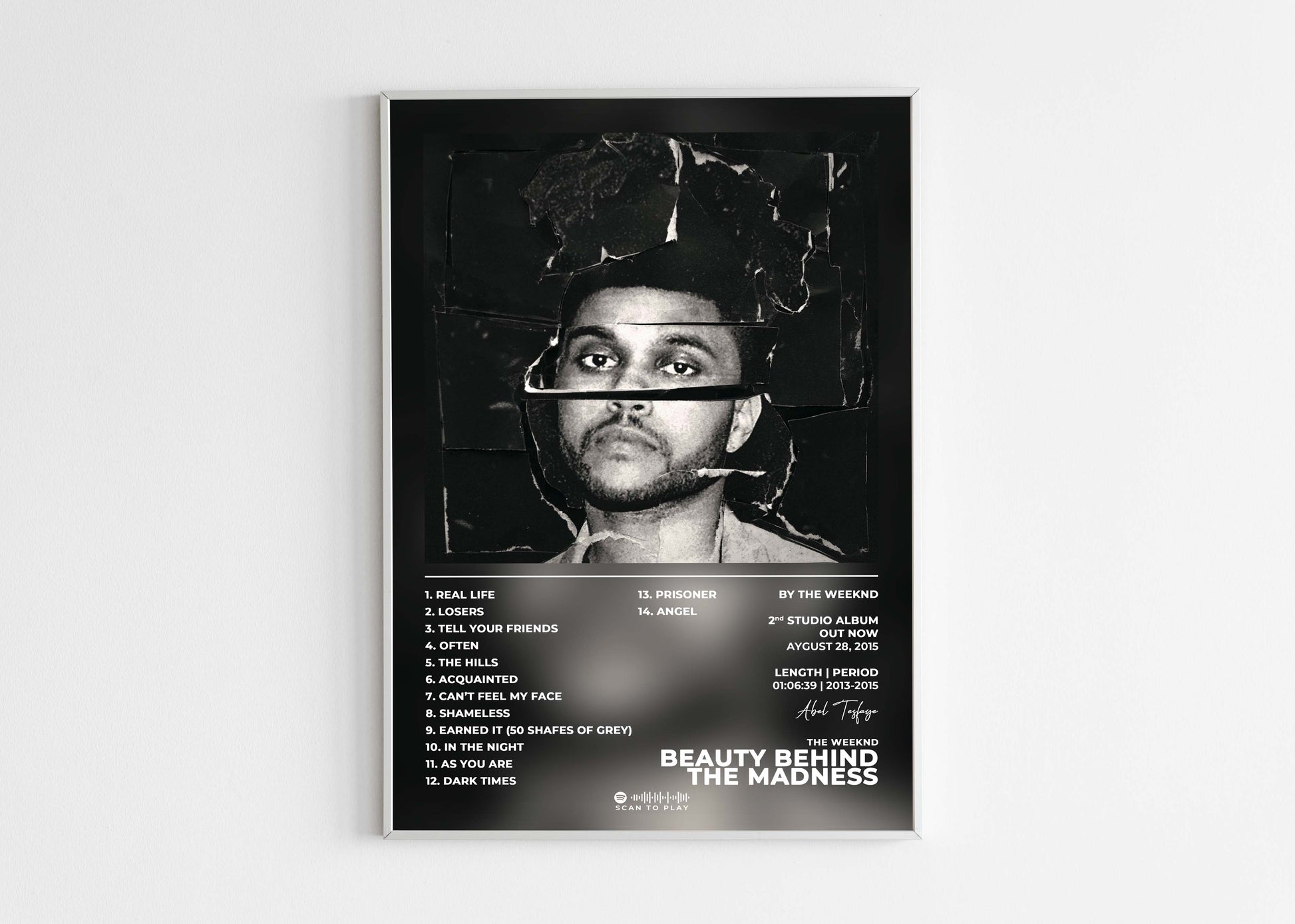 Beauty Behind The Madness The Weeknd Poster Backyard