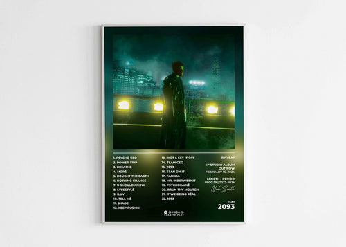 2093 Yeat Poster - Backyard