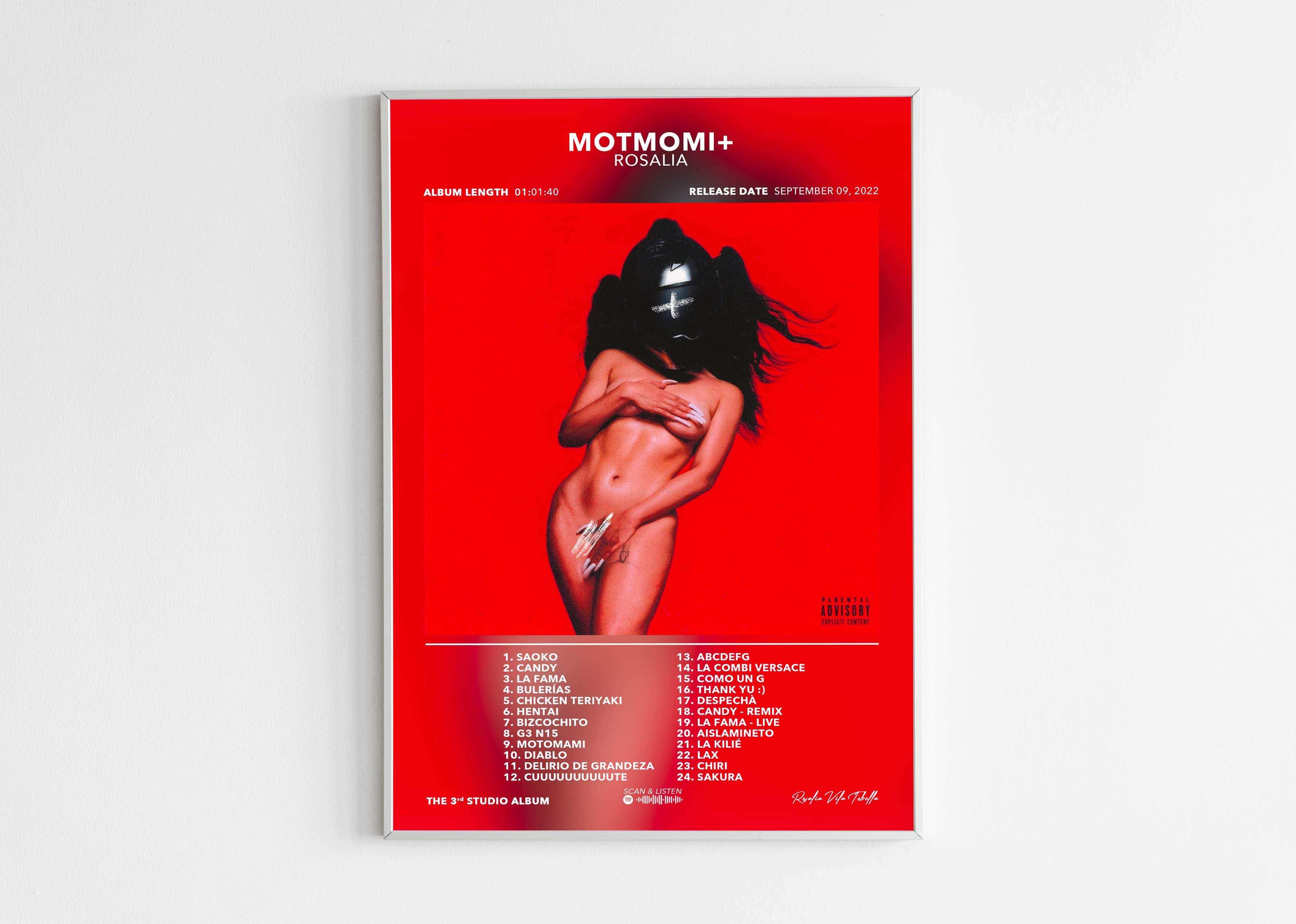 Poster Motomami+ Rosalia - Backyard