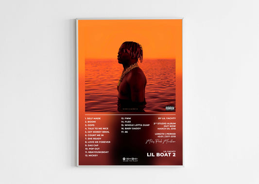 Lil Boat 2 Lil Yachty Poster Backyard