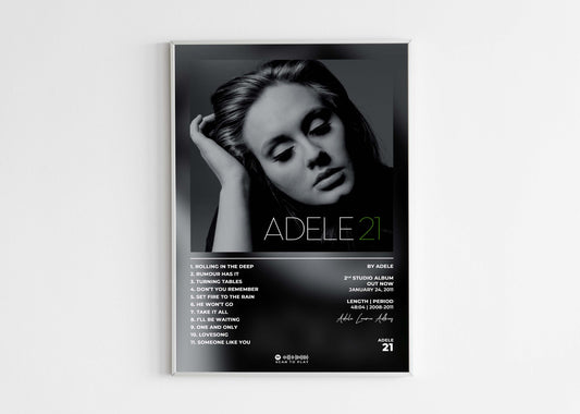 21 Adele Poster Backyard