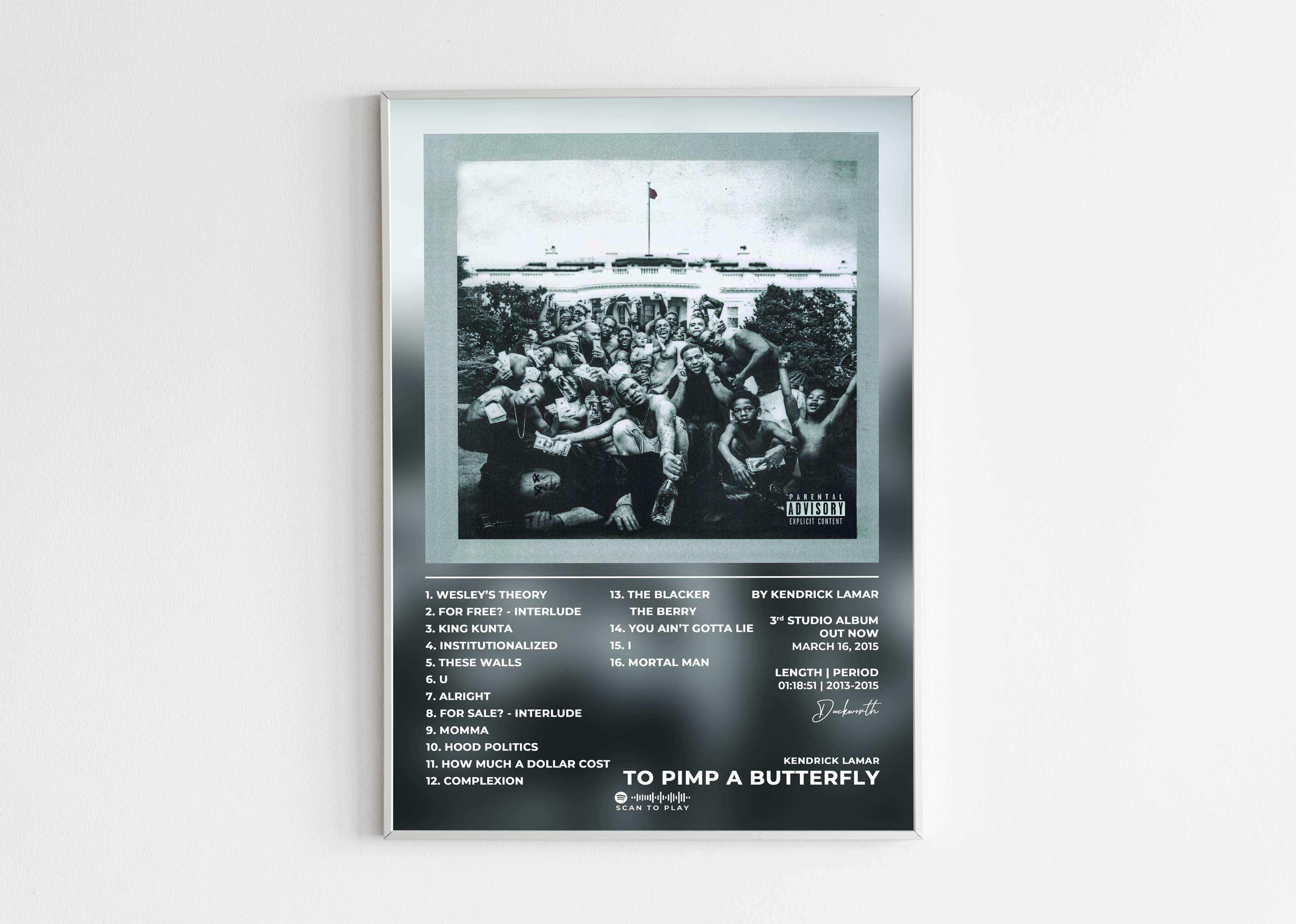 To Pimp A Butterfly Kendrick Lamar Poster - Backyard