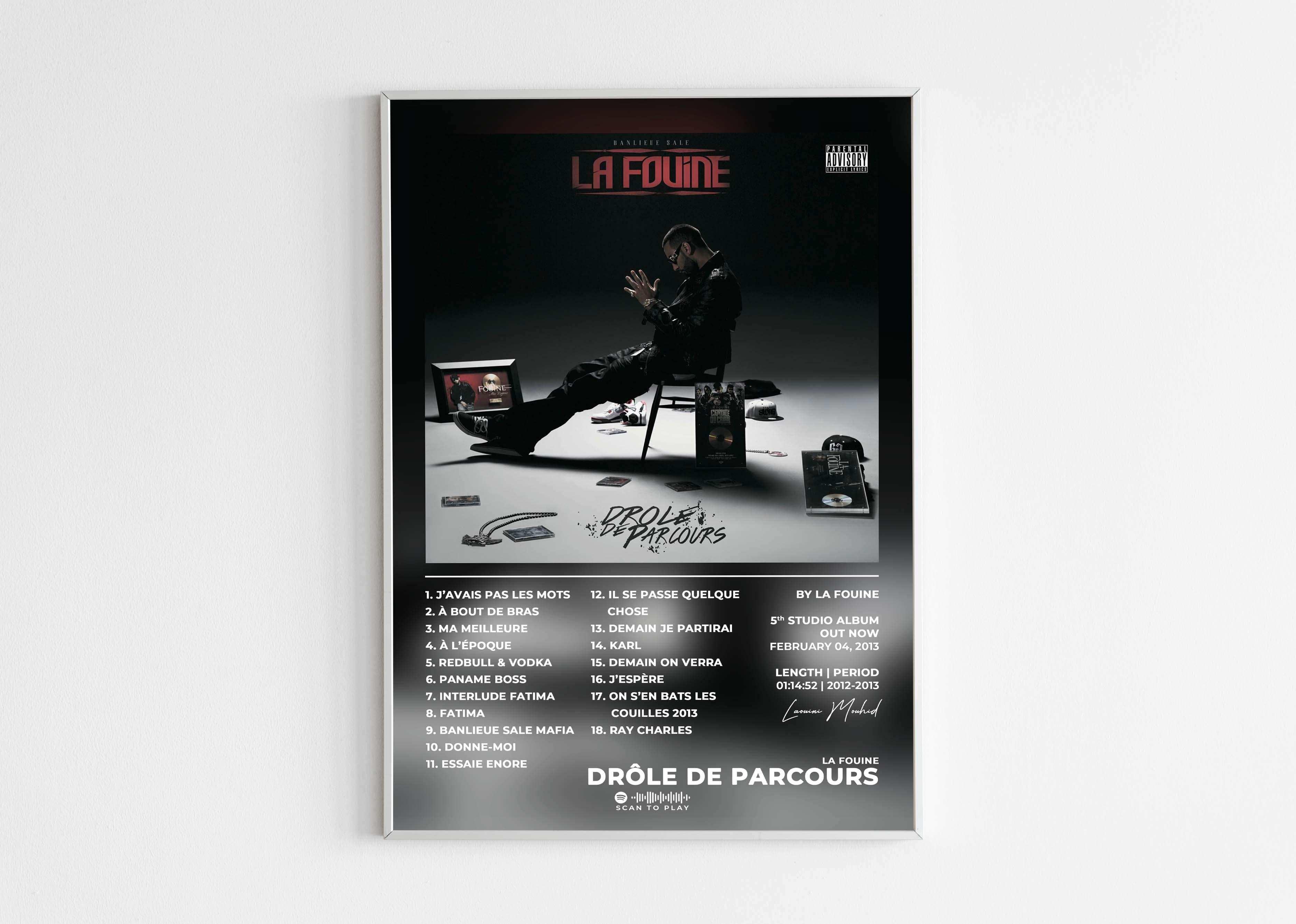 Drôle De Parcours La Fouine Poster - Backyard