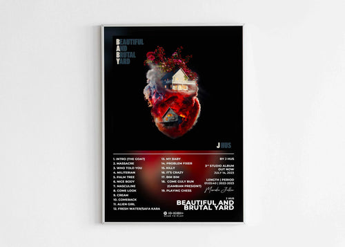Beautiful And Brutal Yard J Hus Poster - Backyard