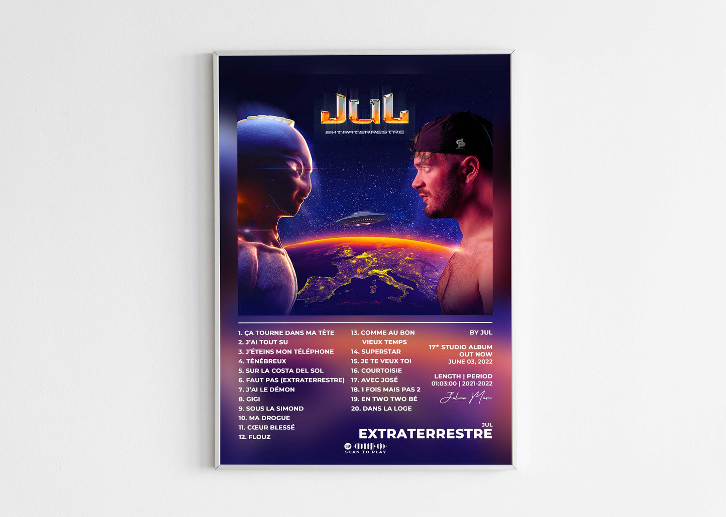 Extraterrestre Jul Poster Backyard