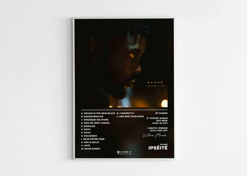 Ipséité Damso Poster - Backyard