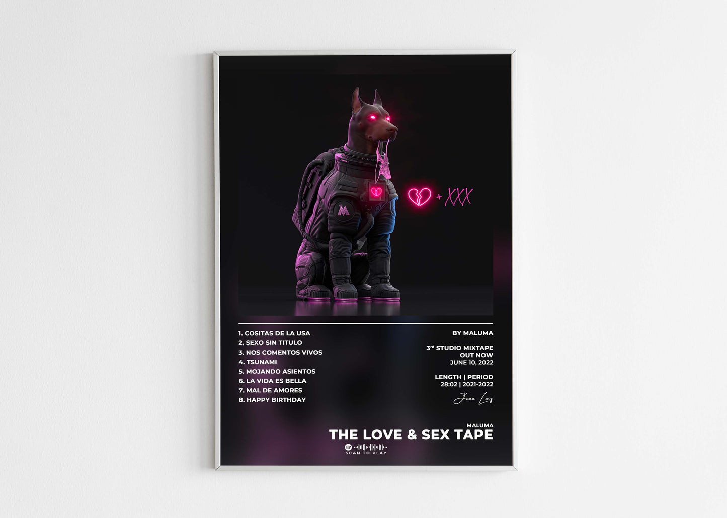 The Love & Sex Tape Maluma Poster Backyard