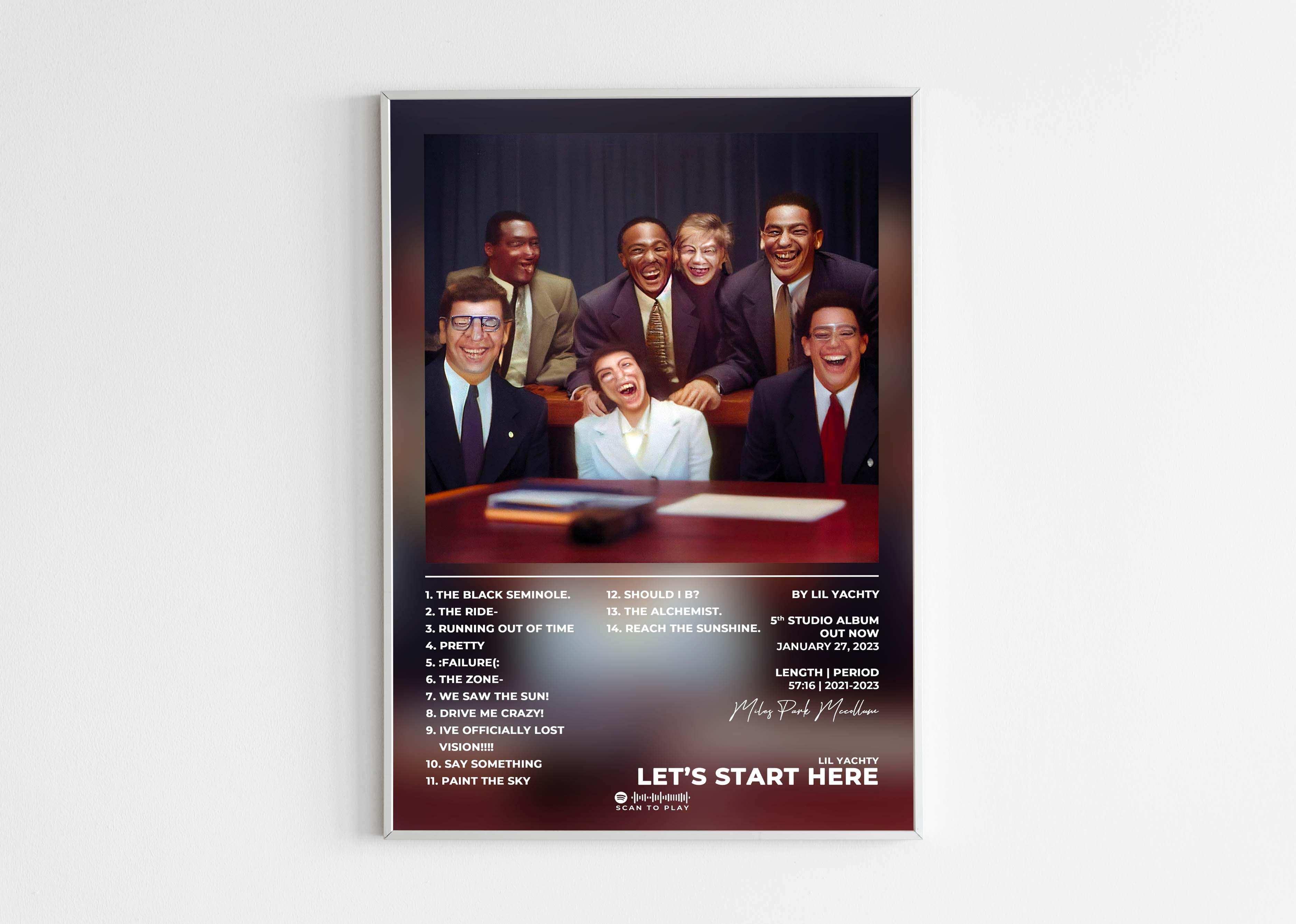 Let's Start Here Lil Yachty Poster - Backyard