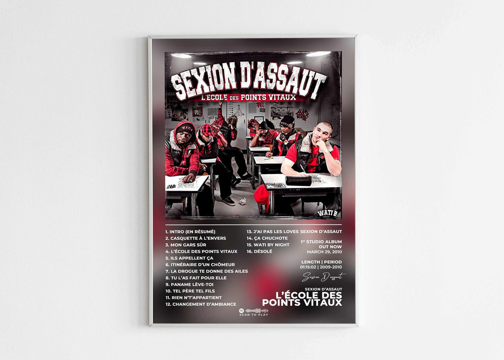 L'École Des Points Vitaux Sexion D'Assaut Poster - Backyard