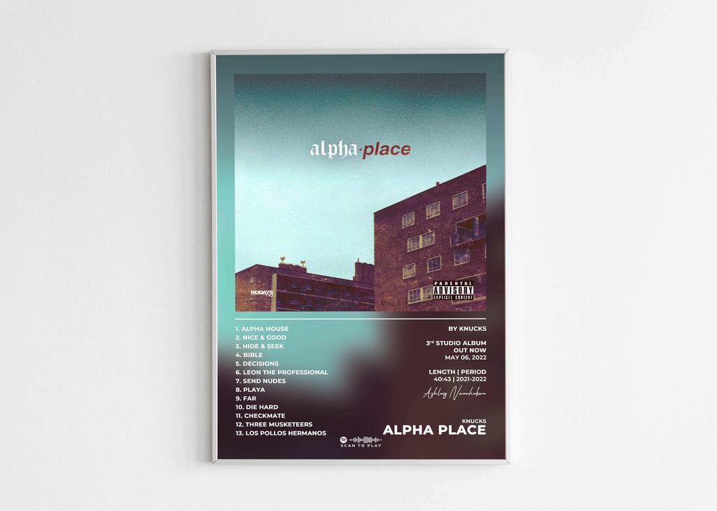 Alpha Place Knucks Poster - Backyard