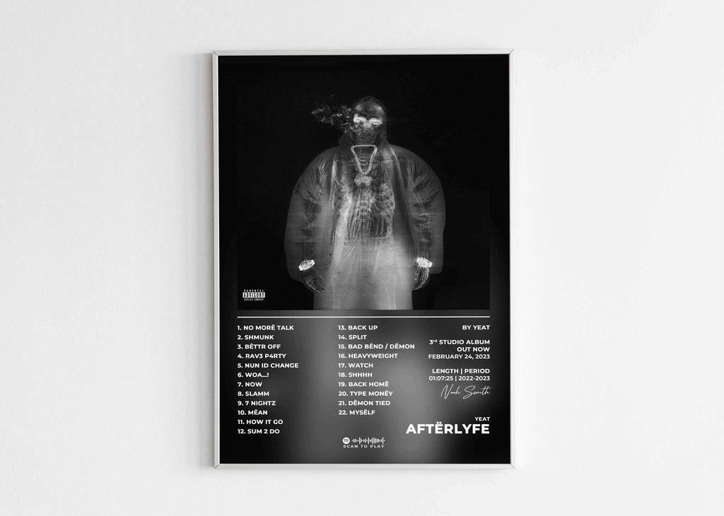 Afterlyfe Yeat Poster - Backyard