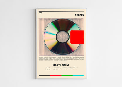 Yeezus Kanye West Poster Backyard