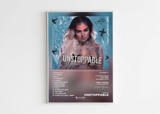 Unstoppable Karol G Poster Backyard