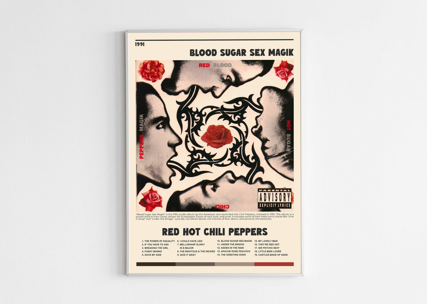 Blood Sugar Sex Magik Red Hot Chili Peppers Poster