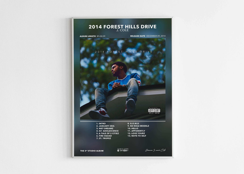 Poster 2014 Forest Hills Drive J. Cole - Backyard