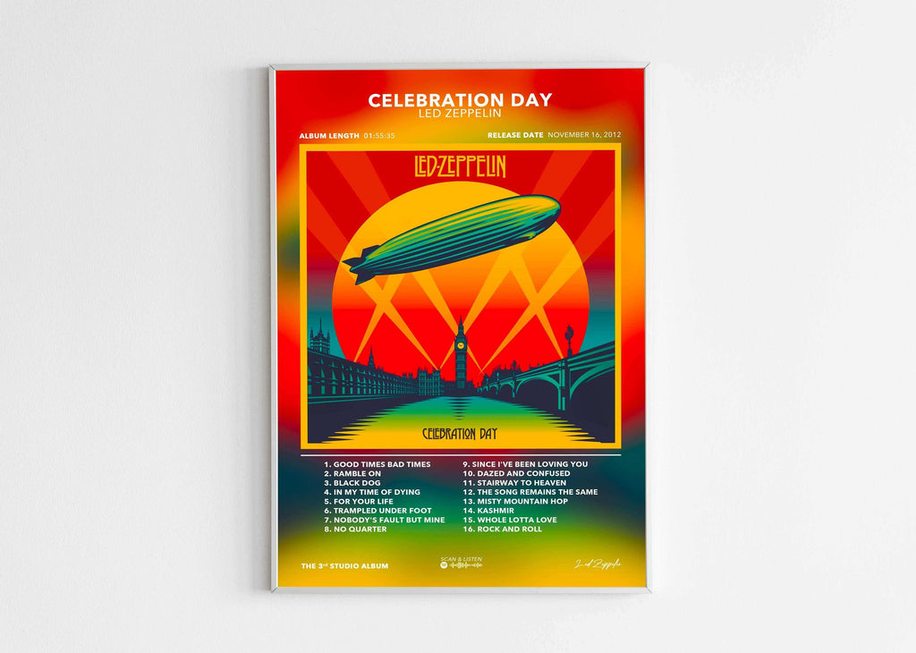 Poster Celebration Day Led Zeppelin - Backyard