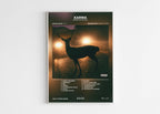 Poster de l'album Karma de Bigflo et Oli avec un cadre noir moderne sur un fond blanc épuré.