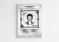 Poster collector de Bruno Mars "The Romantic" avec un cadre noir minimaliste sur un fond blanc épuré.